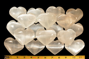 Selenite Heart 2 1/2" Crown Chakra